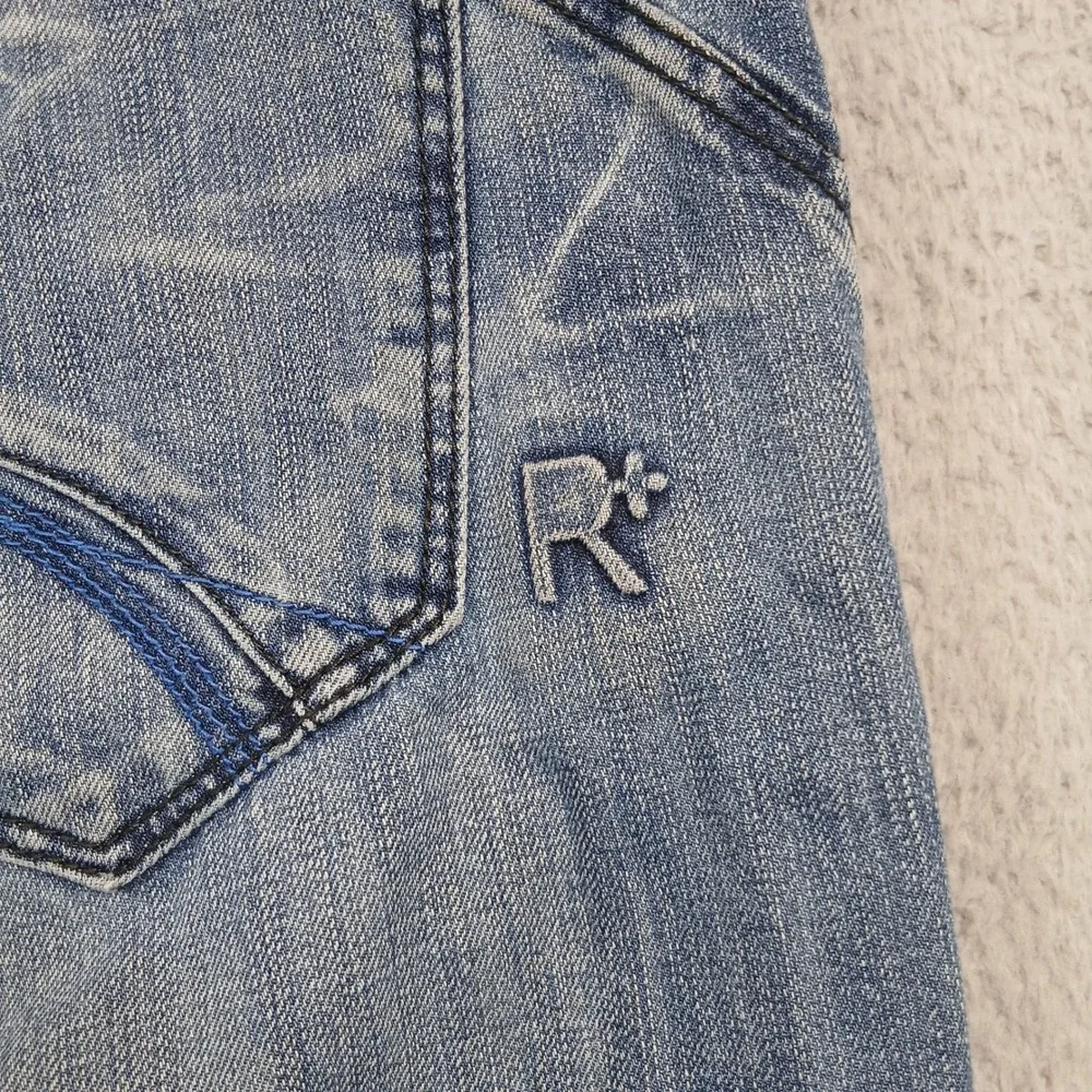Rocawear R+ Jeans Men's 36x32 Blue Relaxed‎ Straight Denim